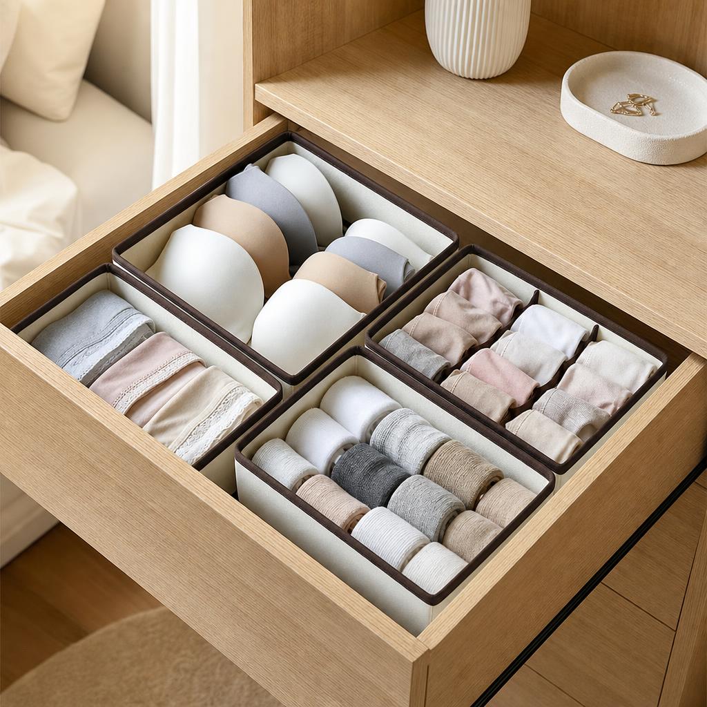 Set organizadores de ropa interior PataGoHome en cajon