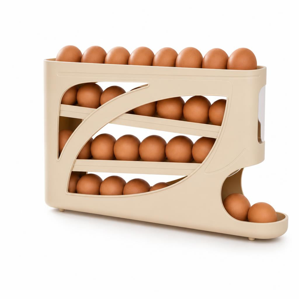 Organizador de huevos 4 niveles - foto fondo blanco